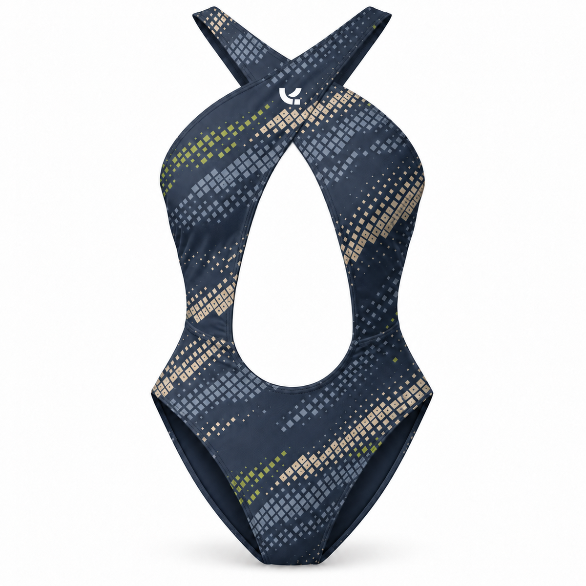 Swim Cutout One-Piece – Midnight Prism