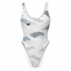 Swim High-Cut One-Piece – Cloud Camo