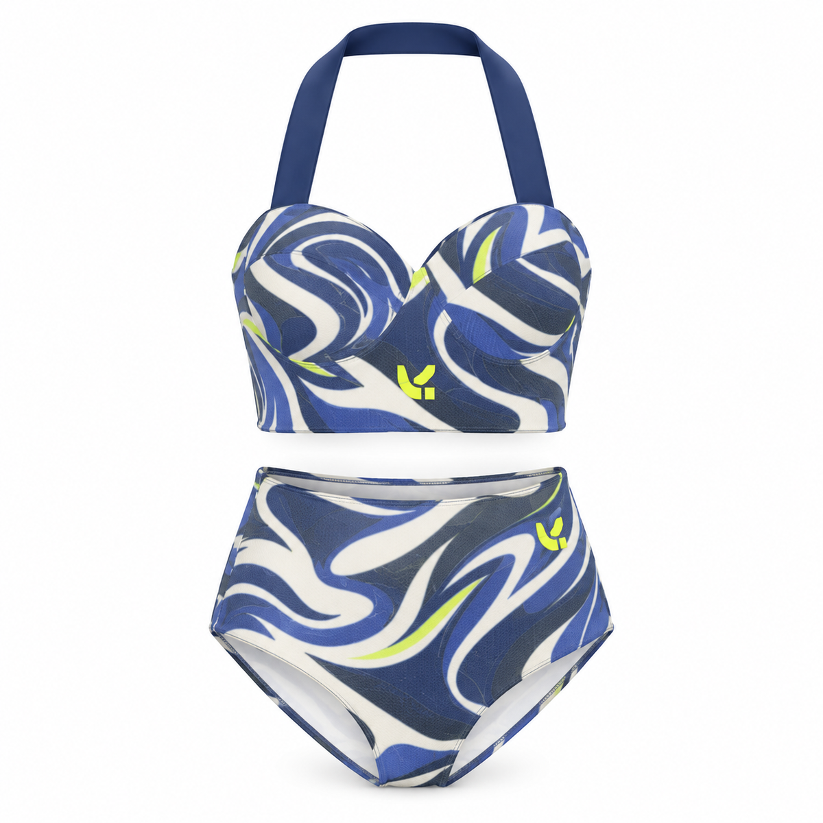 Swim Halter Set – Blue Wave