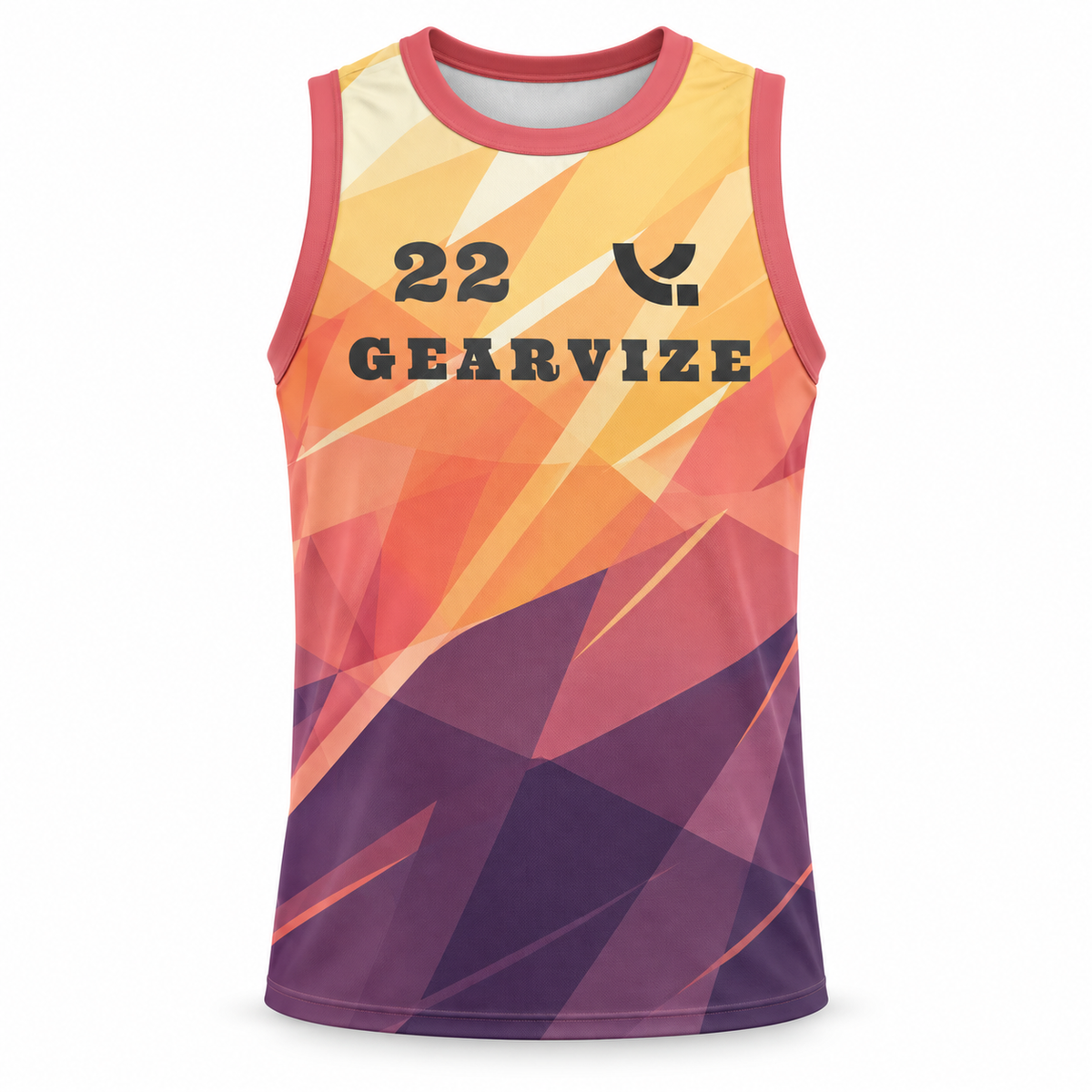 Basketball Tank – Sunset Prism