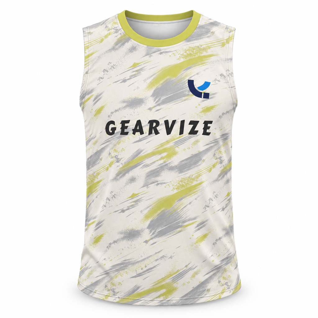 Badminton Tank – Lemon Brushstroke
