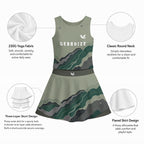 Girls Tennis Skirt Set – Forest Terrain