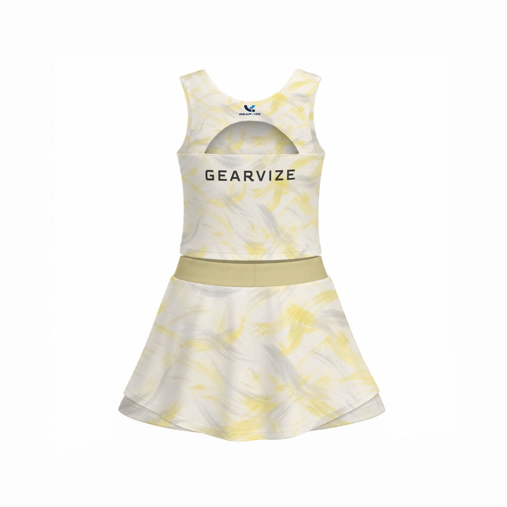 Tennis Skirt Set – Lemon Marble