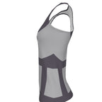 Fitness Workout Tank – Graphite Colorblock