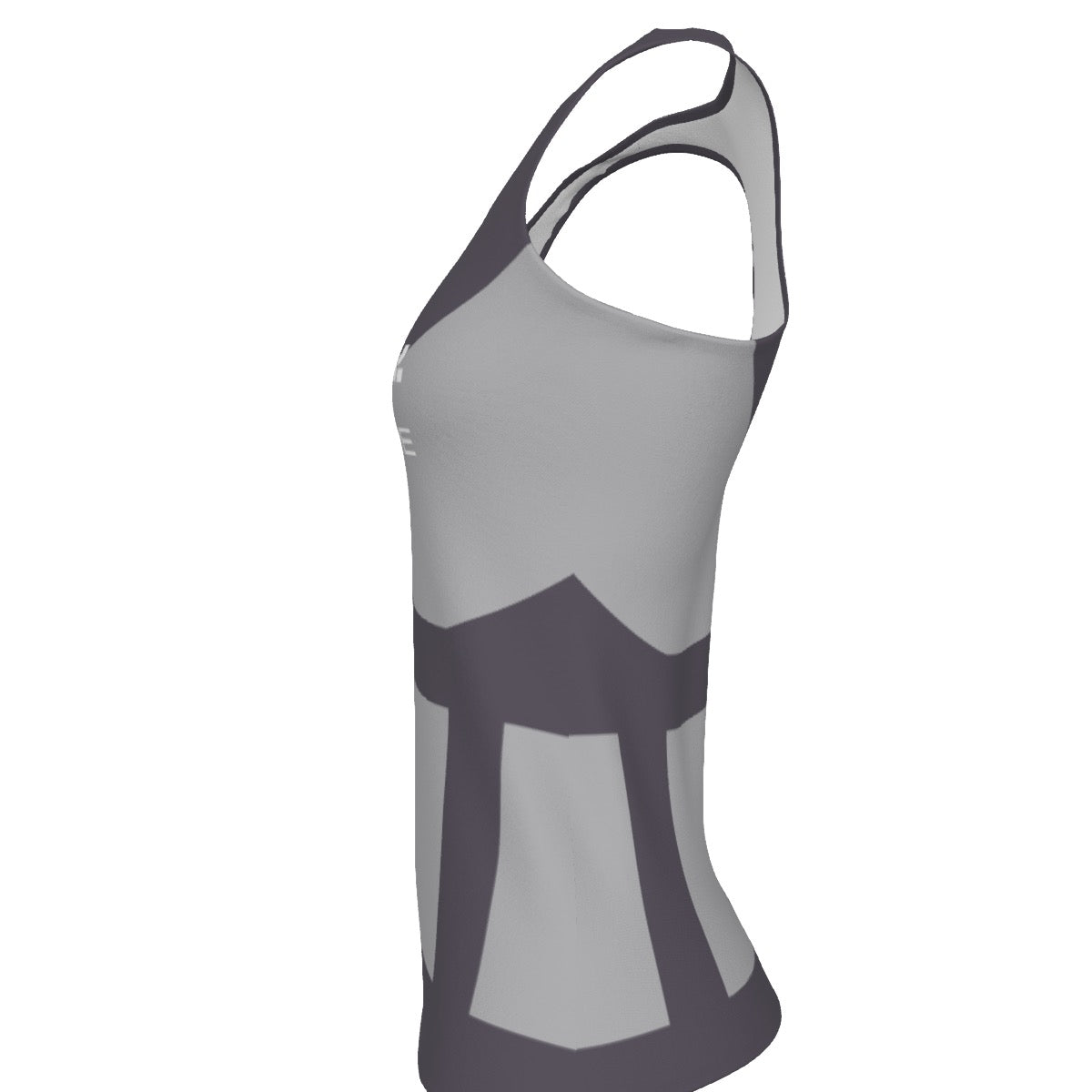 Fitness Workout Tank – Graphite Colorblock