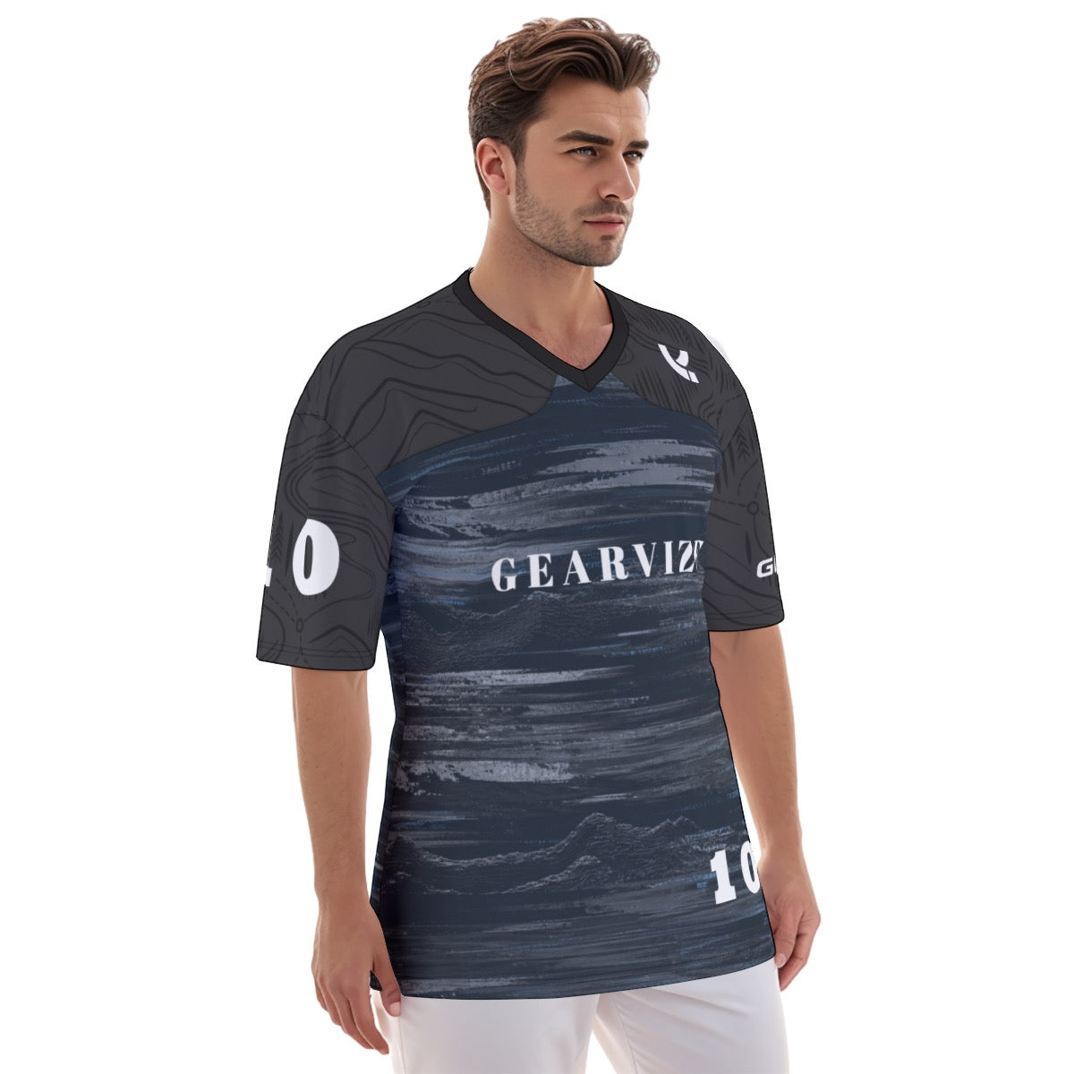 Soccer Jersey – Slate Brushstroke