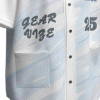 Baseball Textured Jersey – Silver Wave