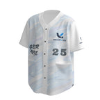 Baseball Textured Jersey – Silver Wave