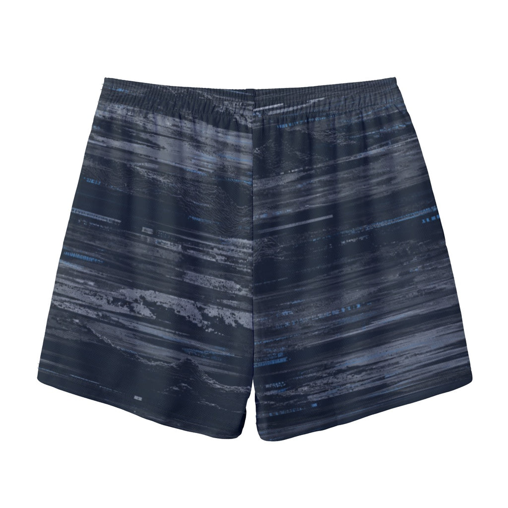 Soccer Performance Shorts – Slate Brushstroke
