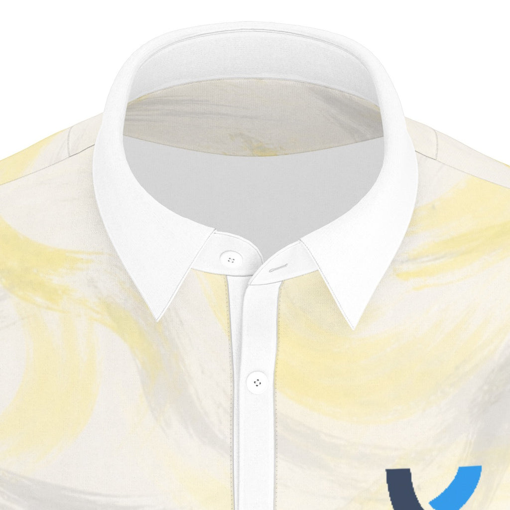 Badminton Performance Polo – Lemon Marble