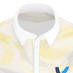 Badminton Performance Polo – Lemon Marble