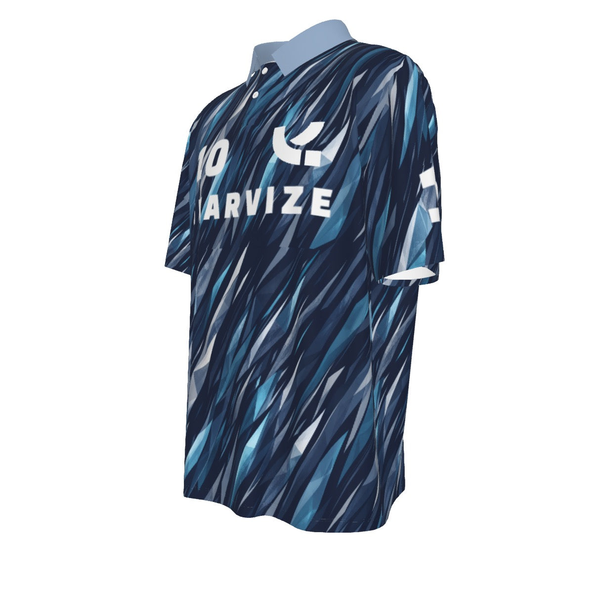Soccer Performance Polo – Blue Shards