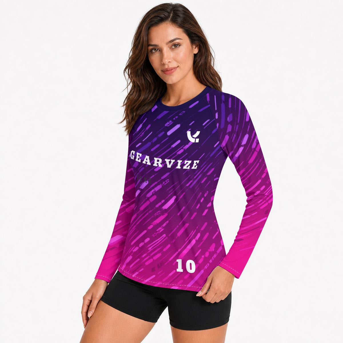 Badminton Raglan Top – Violet Motion