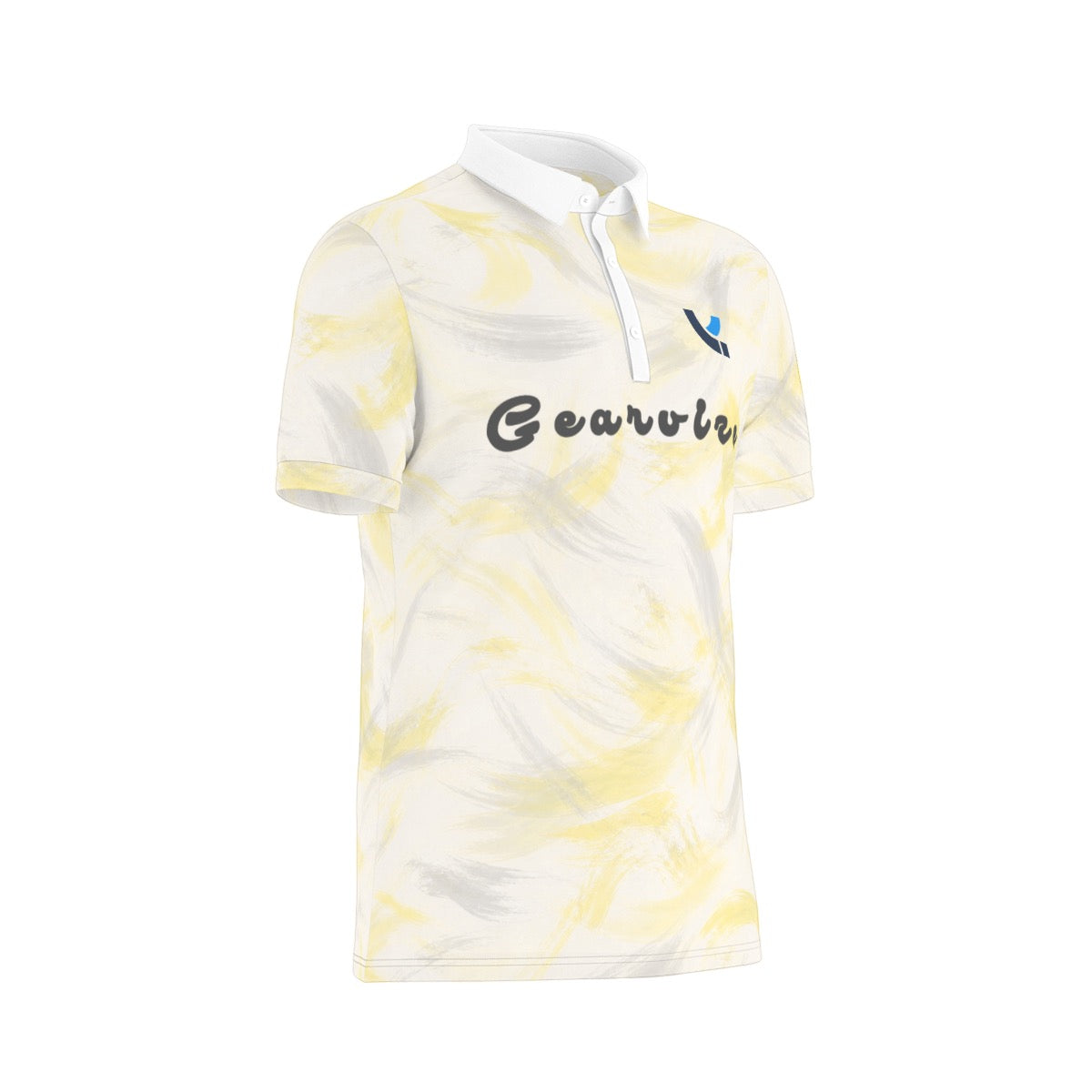 Badminton Performance Polo – Lemon Marble
