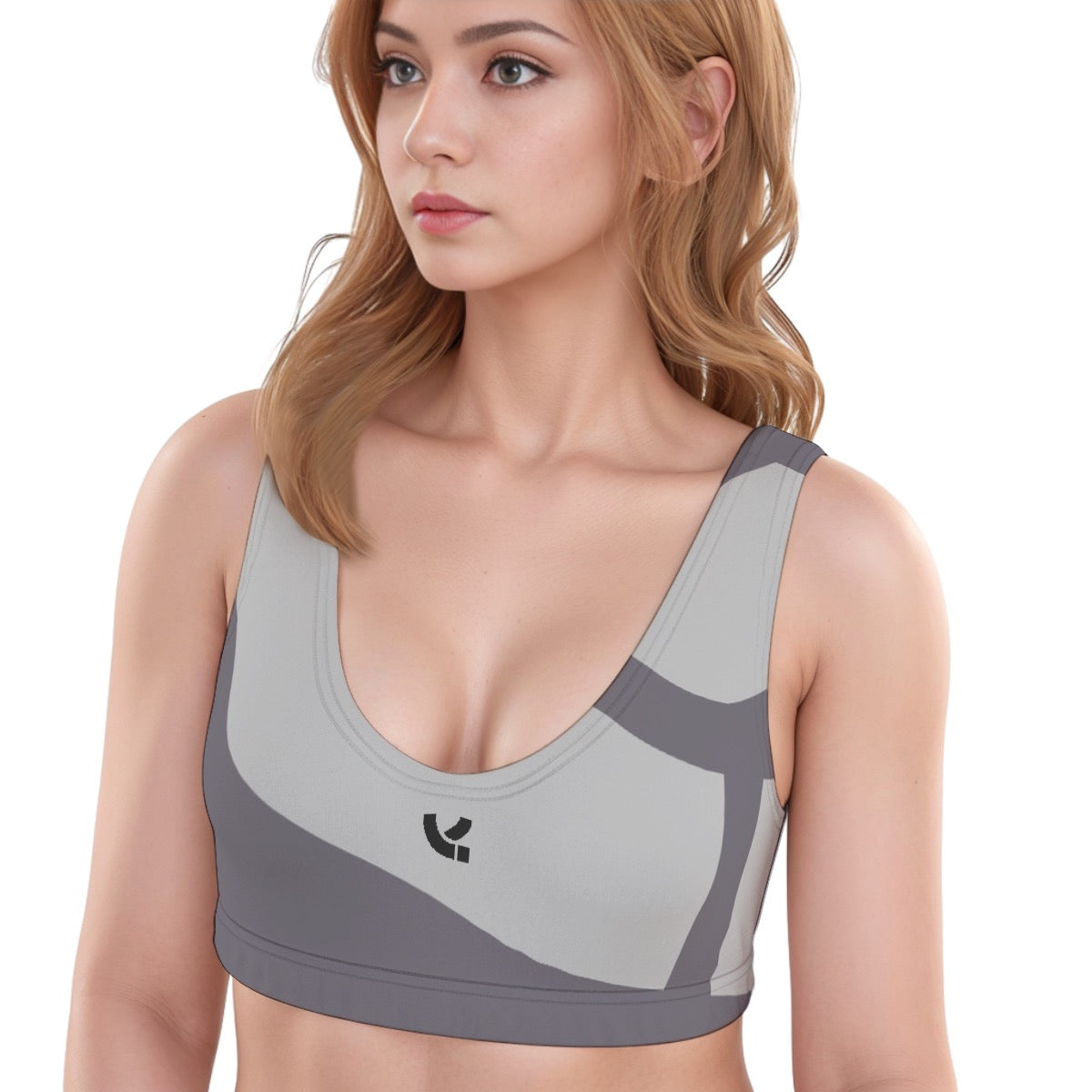 Swim Bikini – Gray Colorblock