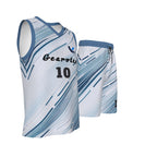 Basketball  V Neck Suit-Glacier Streak