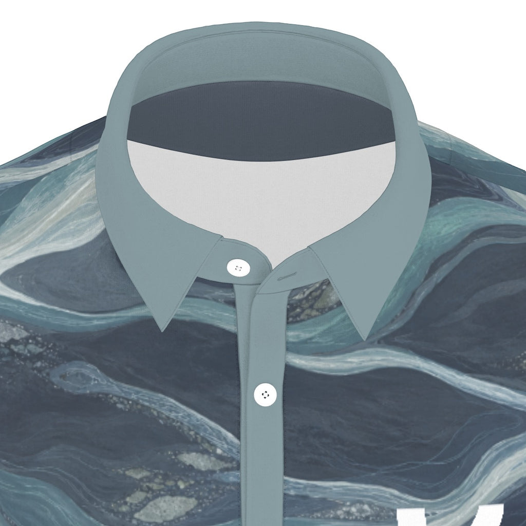 Badminton Performance Polo – Mineral Flow