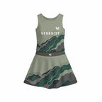 Girls Tennis Skirt Set – Forest Terrain