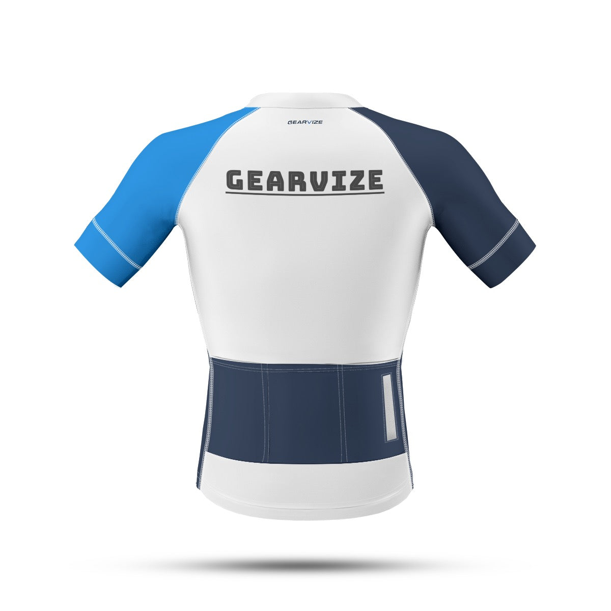 Cycling Raglan Jersey – Blue Colorblock