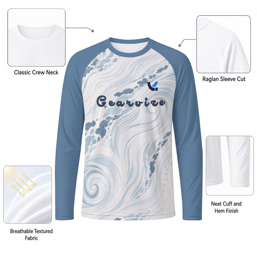 Sport Long-Sleeve Top-Mist Contour