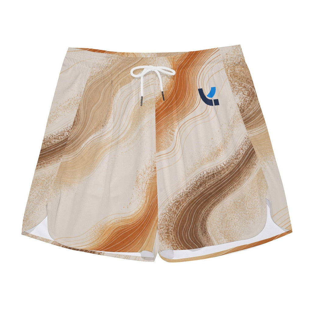 Running Split Shorts – Sand Contour