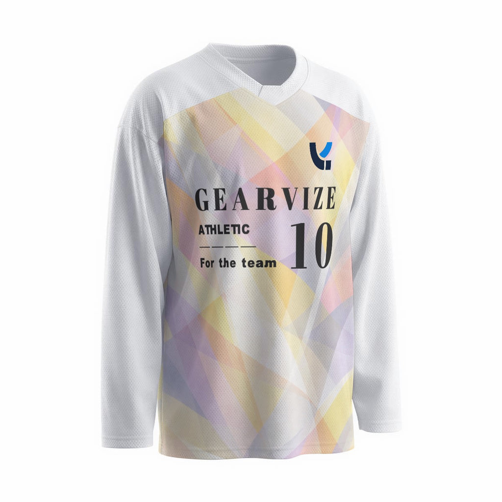 Hockey Small-Collar Jersey – Prism Pastel