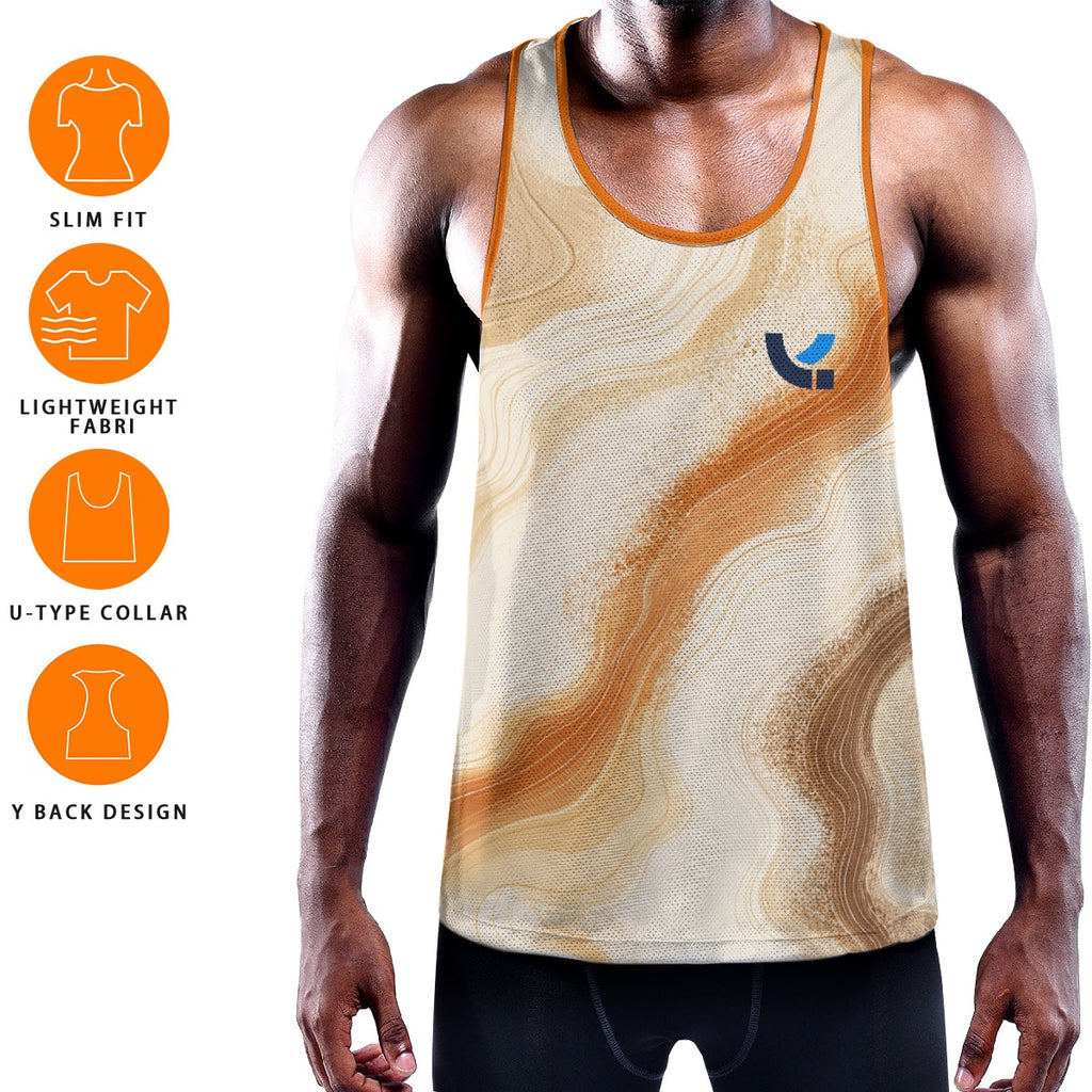 Running Y-Back Tank – Sand Contour