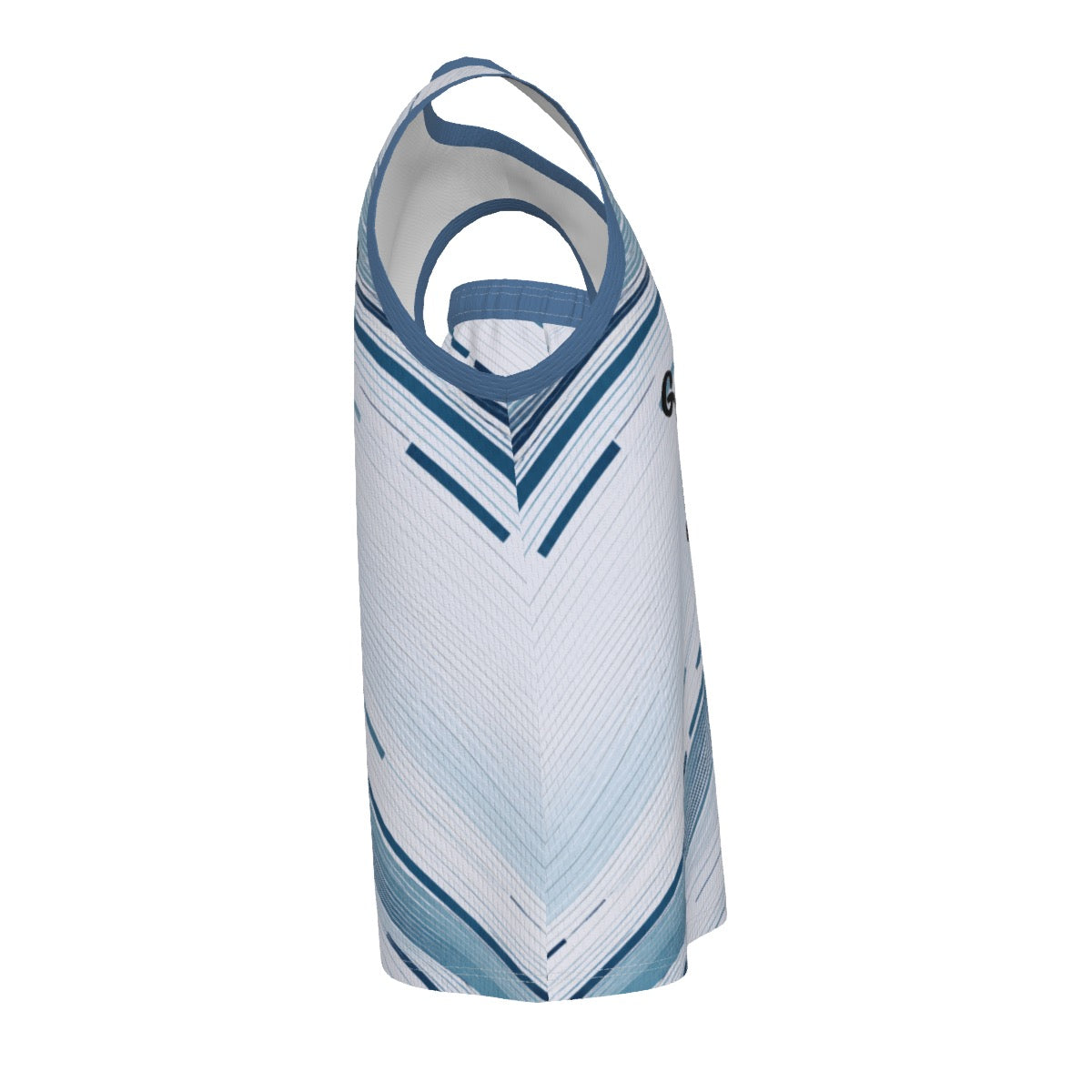Basketball  V Neck Suit-Glacier Streak