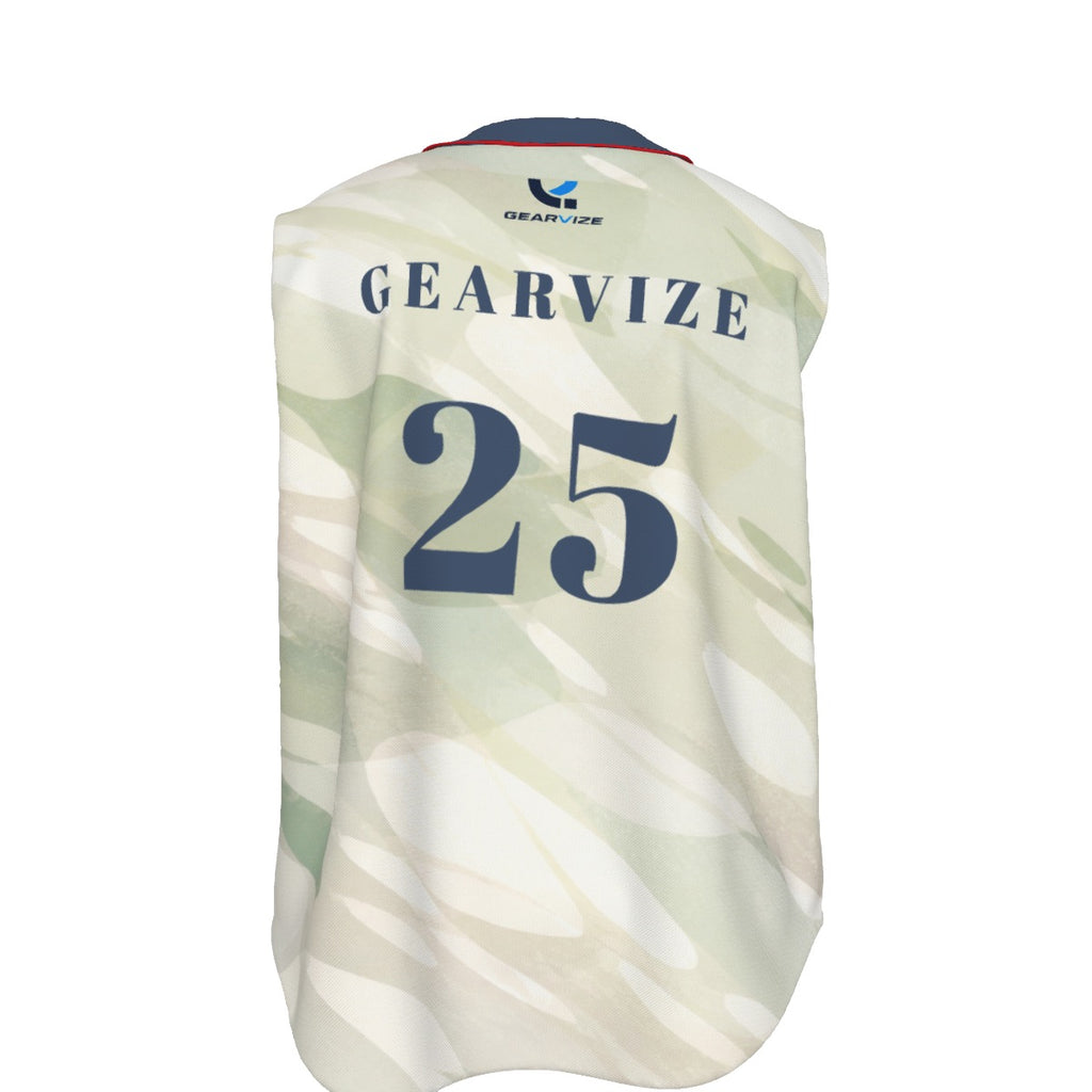 Baseball Sleeveless Jersey – Cream Pinstripe