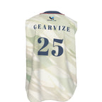Baseball Sleeveless Jersey – Cream Pinstripe