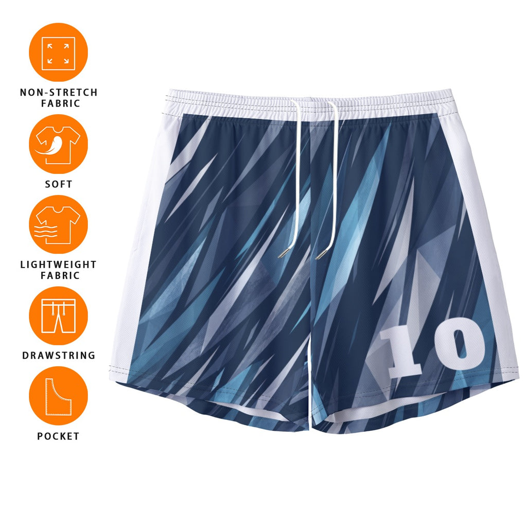 Soccer Performance Shorts – Blue Shards