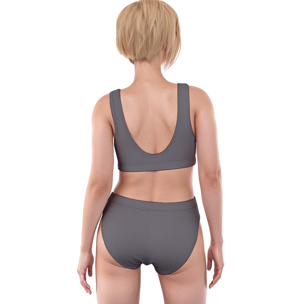 Swim Bikini – Gray Colorblock