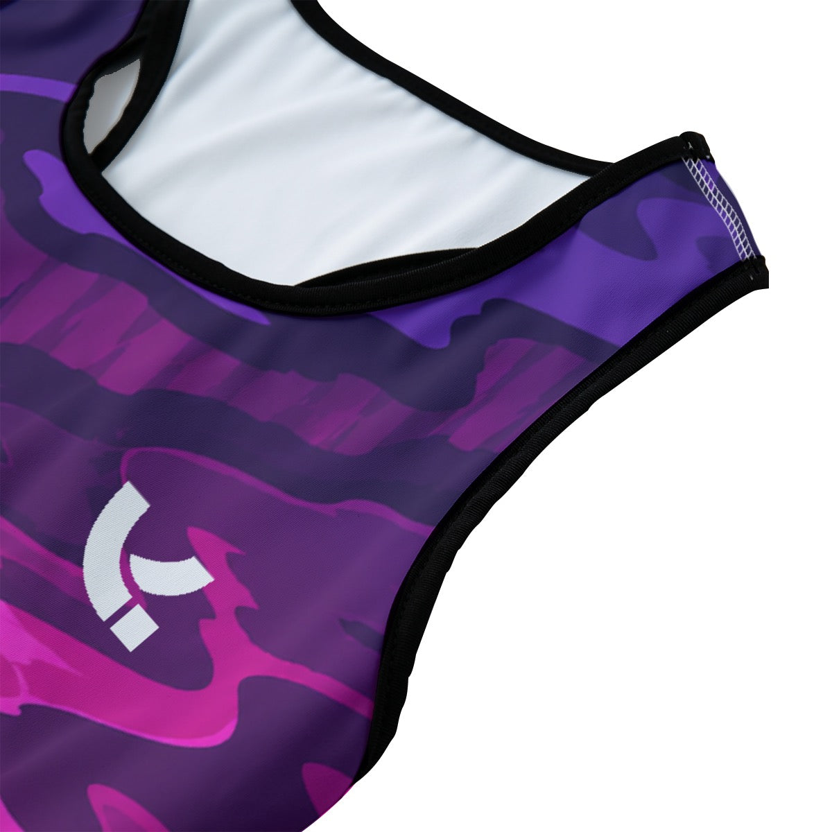 Running Sports Bra – Violet Camo