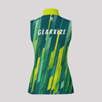 Tennis Sleeveless Polo – Lime Streak