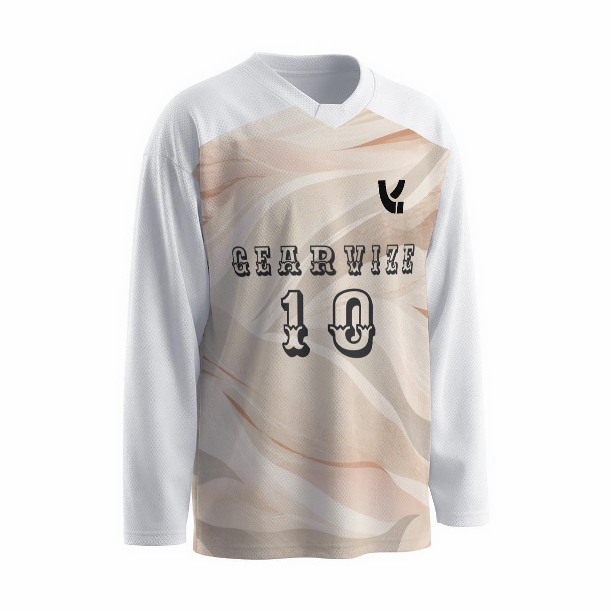 Hockey Small-Collar Jersey – Sand Stream