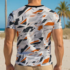 Running V-Neck Tee – Amber Shards