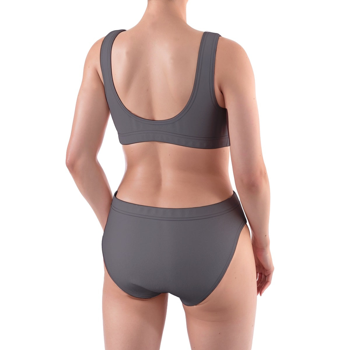 Swim Bikini – Gray Colorblock