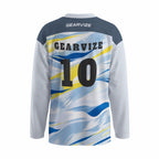 Hockey Small-Collar Jersey – Blue Wave