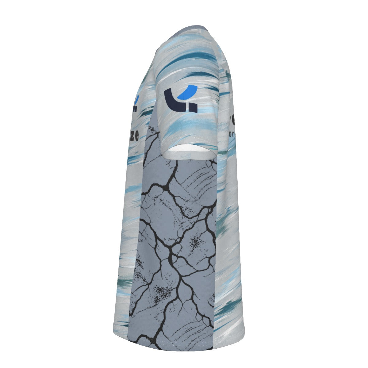 Badminton Jersey – Glacier Brushstroke