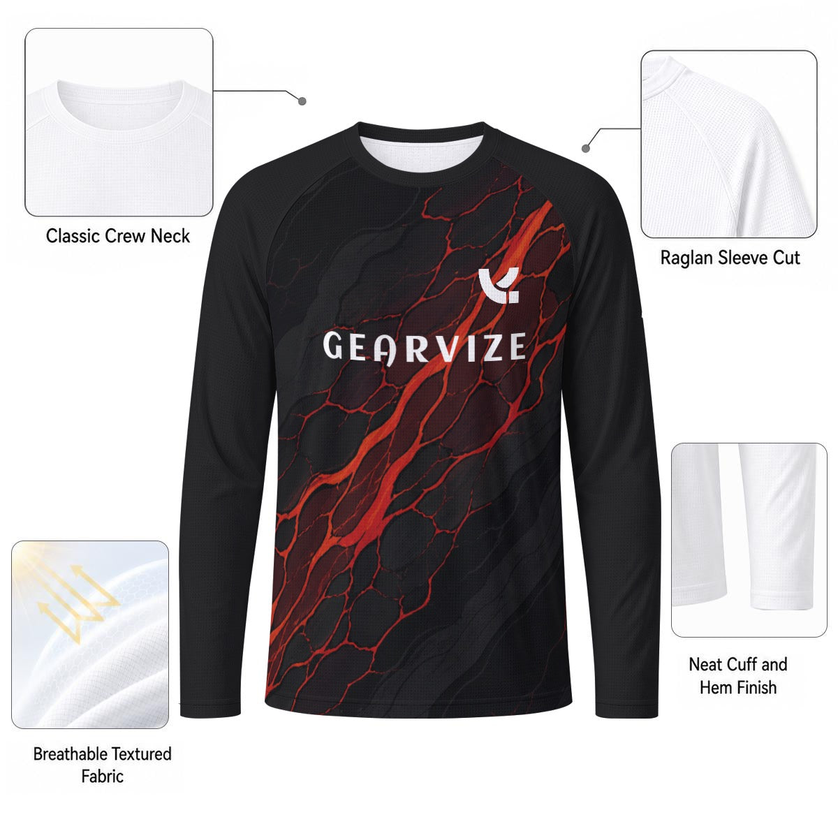 Tennis Long-Sleeve Top – Ember Flow