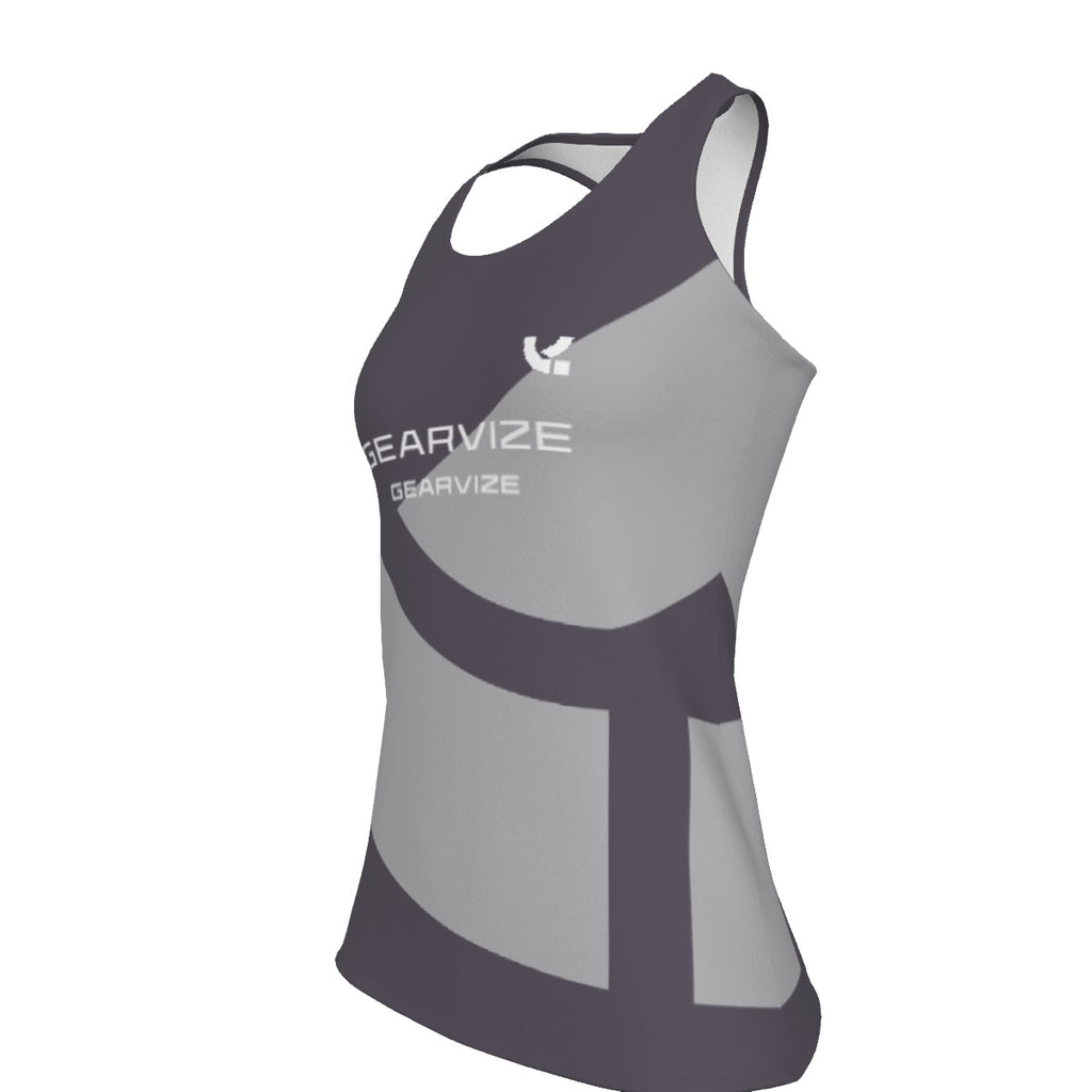 Fitness Workout Tank – Graphite Colorblock