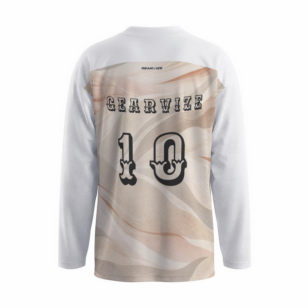 Hockey Small-Collar Jersey – Sand Stream