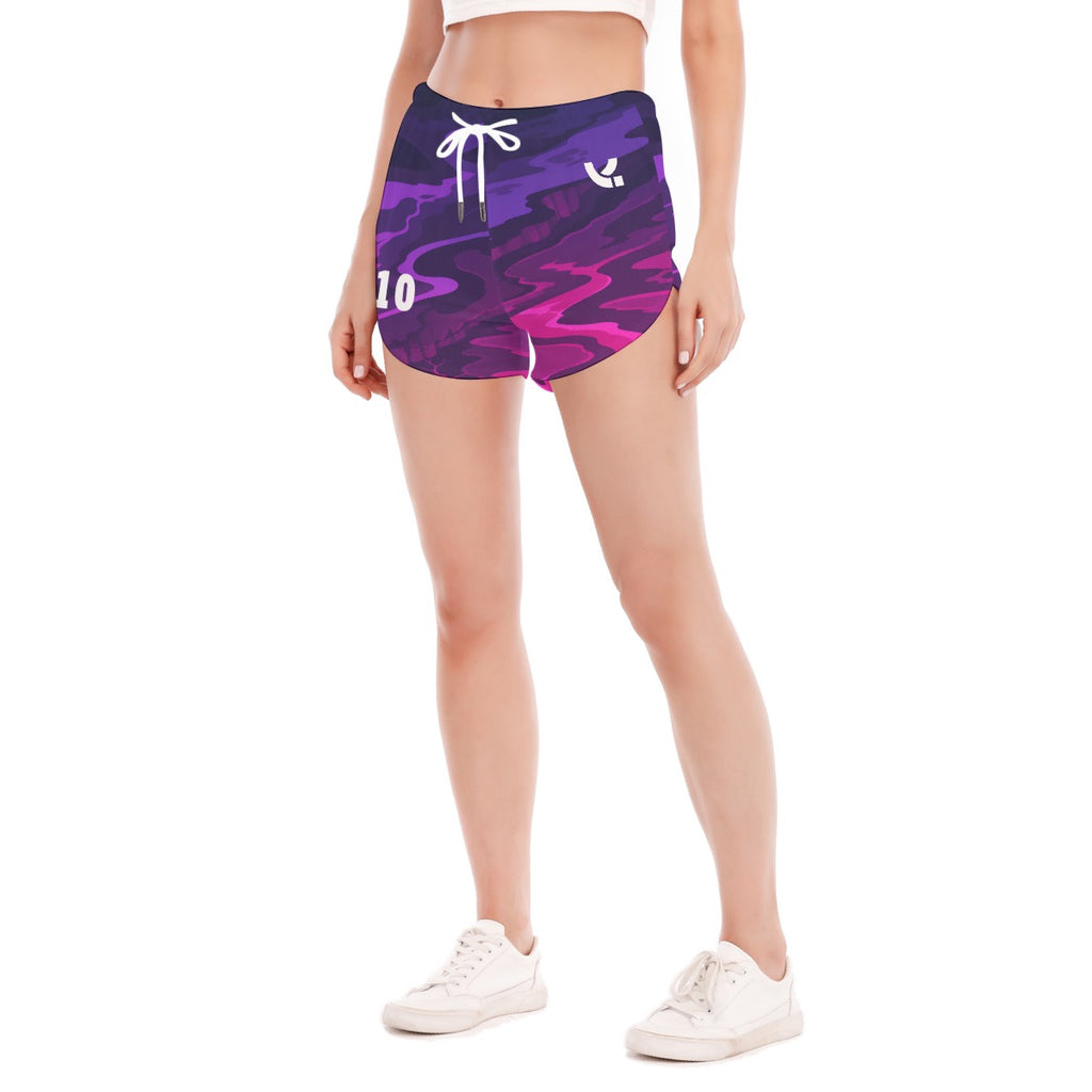 Running Split Shorts – Violet Camo