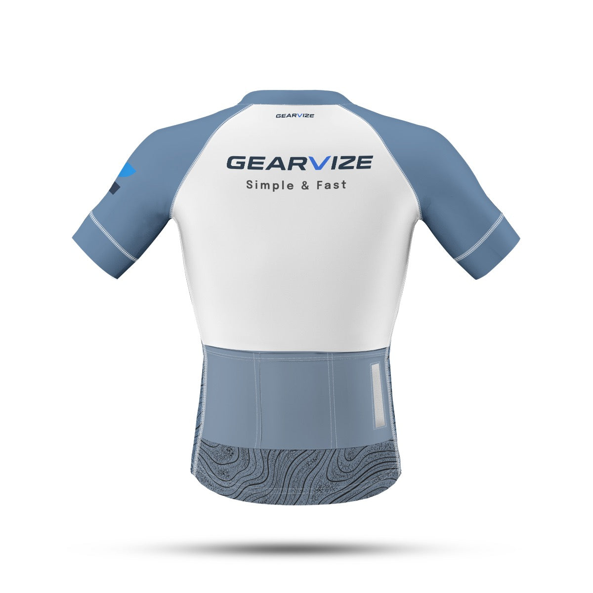 Cycling Raglan Jersey – Slate Colorblock
