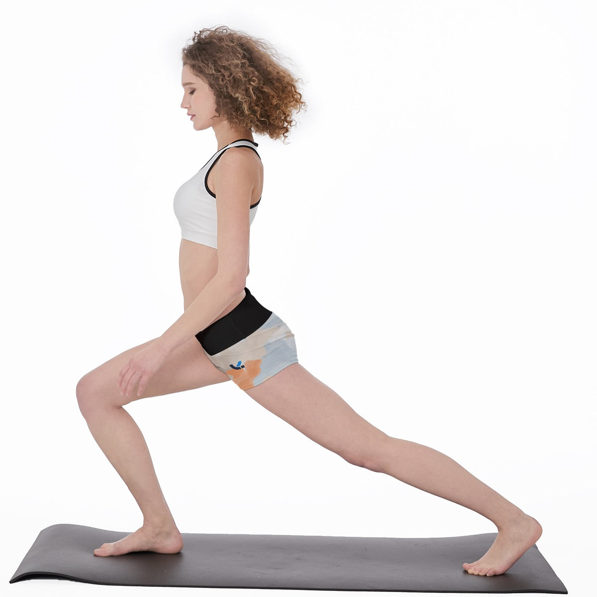 Yoga Shorts – Cloud Wash