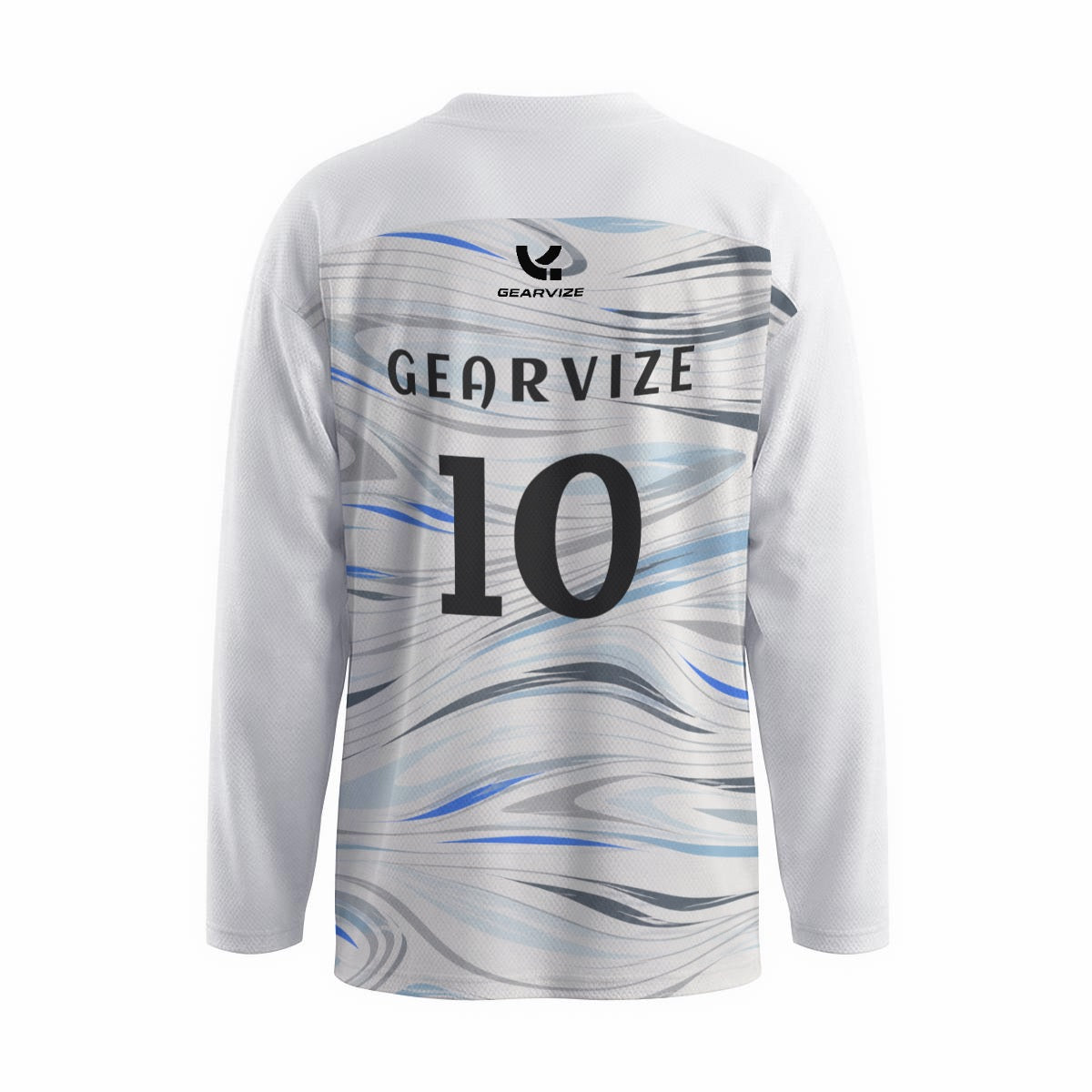 Hockey Small-Collar Jersey – Silver Stream