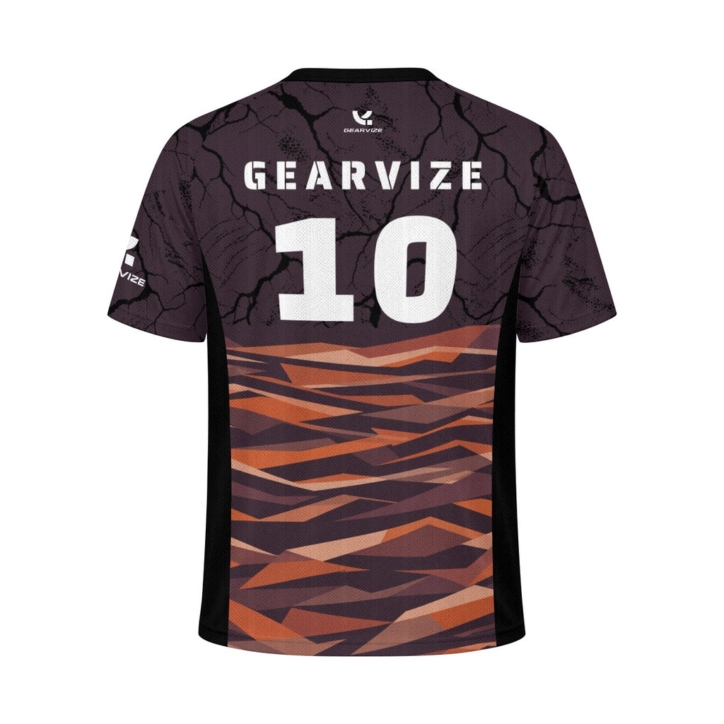 Soccer Jacquard Mesh Jersey – Copper Shards