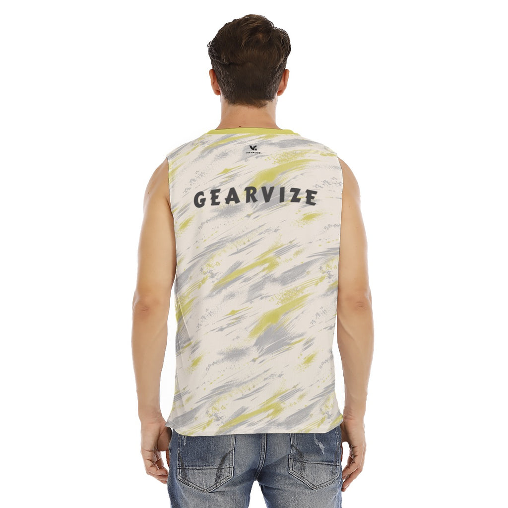 Badminton Tank – Lemon Brushstroke