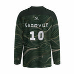 Hockey Small-Collar Jersey – Forest Contour