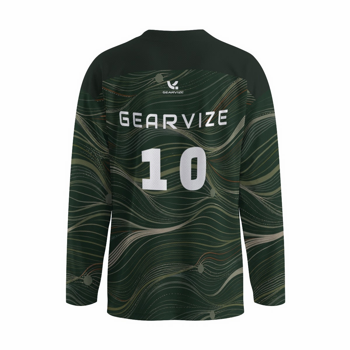 Hockey Small-Collar Jersey – Forest Contour